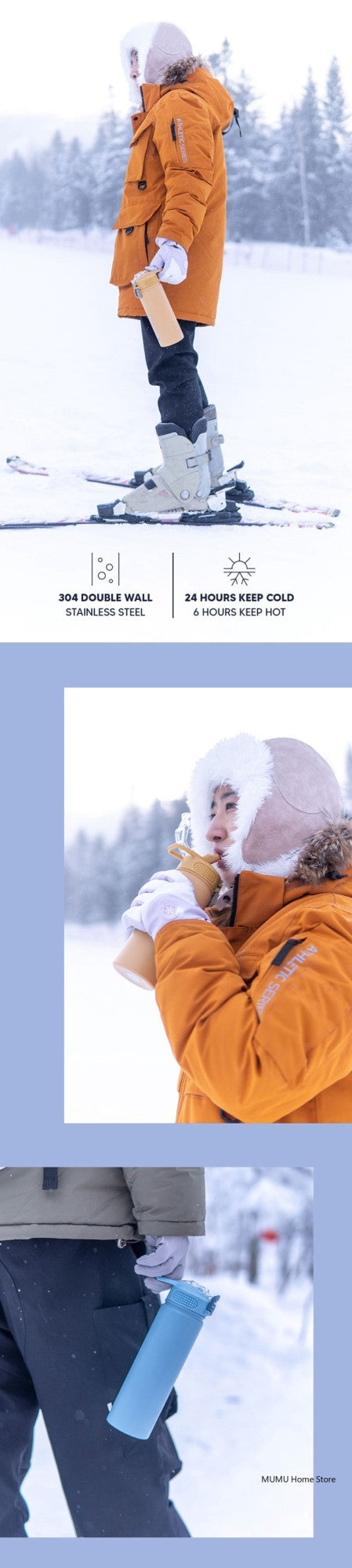 ThermoFlow | Garrafa Termica | Mantem a Temperatura do Liquido